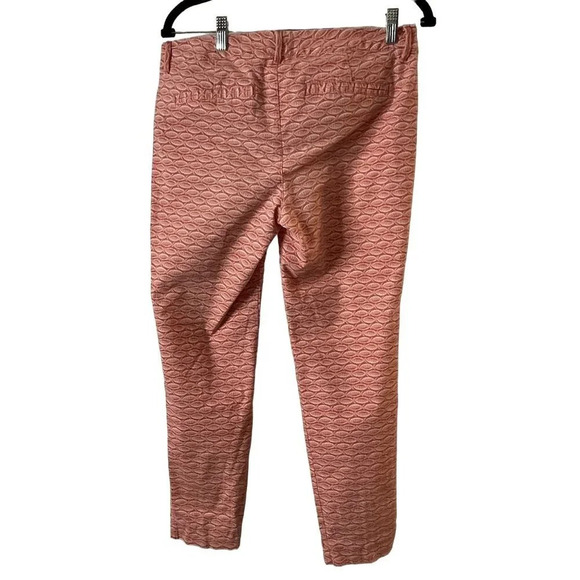 Old Navy Pixie Chino Pants Women's Orange Fish Stretch 6 Regular Tiny Flaw‎ - Picture 2 of 10